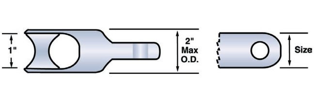 Swivel Clevis Rope Connector 1-3/8" - Image 2