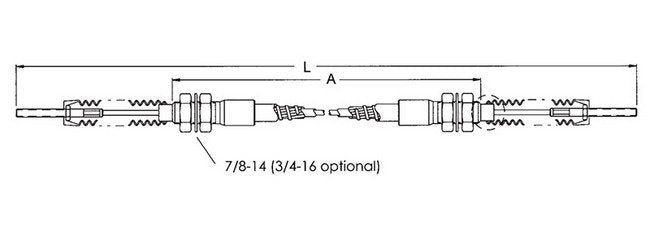 Heavy-Duty Pull-Only Clutch Cables - Image 2