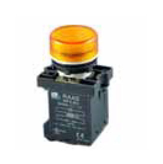 Amber Pilot Lamp with Series Resistor and Diode - Shamrock Controls - Image 1