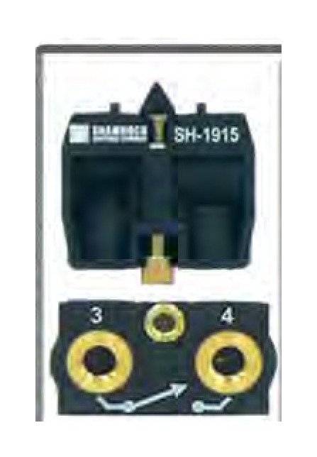 125 PSI Non-Passing Pneumatic Contact Block - Image 1