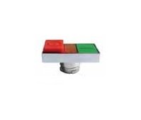 Dual Illuminated Push Button Switch with Off Projected Legend - Image 1