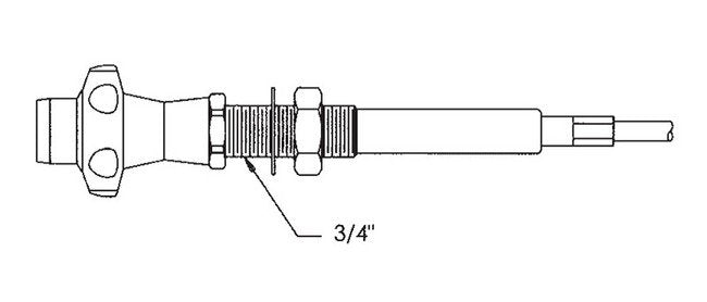 Micro Adjust Control Head Cable with Friction Lock - Image 1
