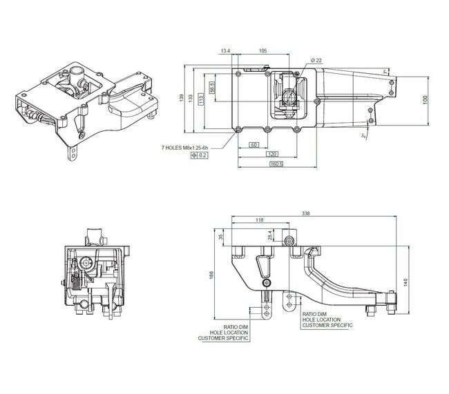 925 Series Horizontal Gear Shifter System - Image 2