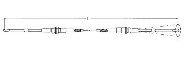 Stainless Steel Hurst Shift Cable - Image 2