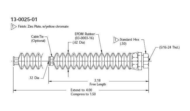 Heavy-Duty Boot / Bellow for Push-Pull Controls - Image 2