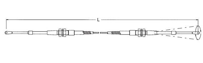 Hurst Shift Cable - Carbon Steel Automotive Replacement - Image 2