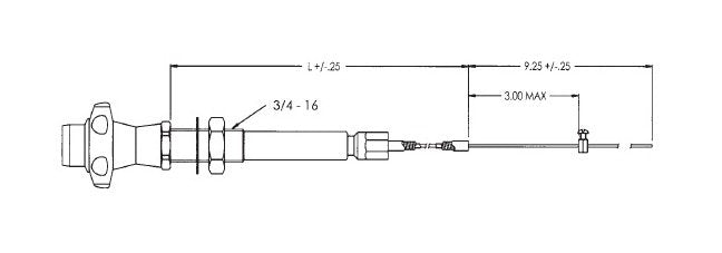 Heavy-Duty Truck Throttle Control Cable - Image 1