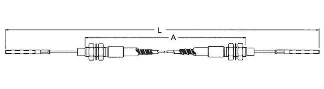 Sealed Pull-Only Throttle/Accelerator Cable Set - Image 2