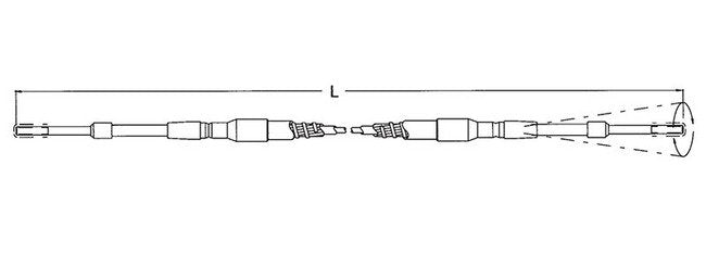 Heavy-Duty Pull-Only Clutch Cable - Image 2
