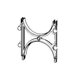 Champion Fiberglass 4 Inch Intermediate Duct Spacer - Image 1