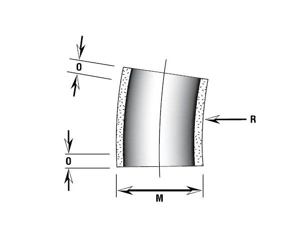 Champion Fiberglass 6 inch Heavy Wall IPS Aboveground Radius Elbow - Image 1