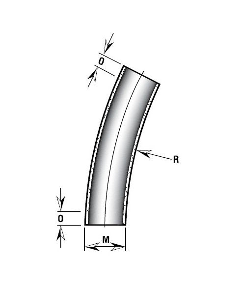 Champion Fiberglass 5 Inch IPS Belowground Radius Elbow - Image 1