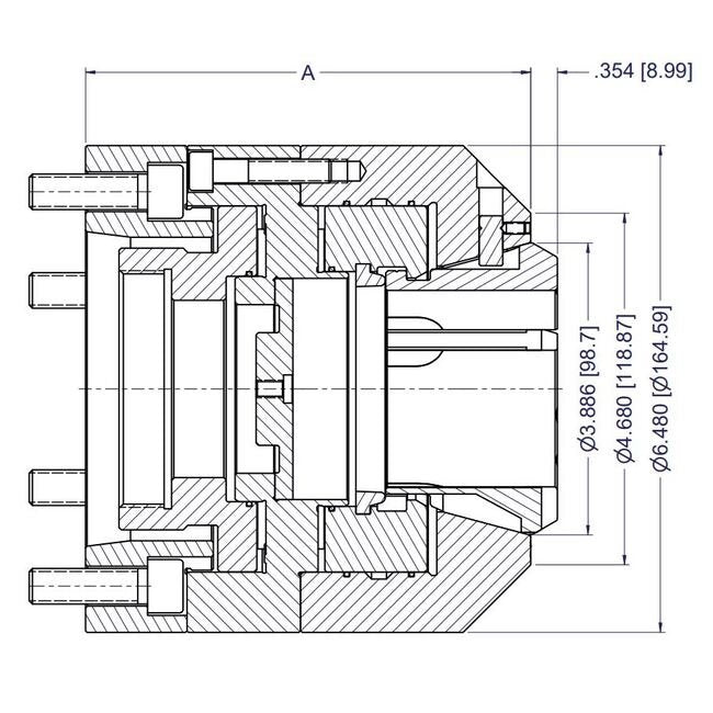 Precision Pull Back Collet Chuck - CB-NK Combination Design - Image 2