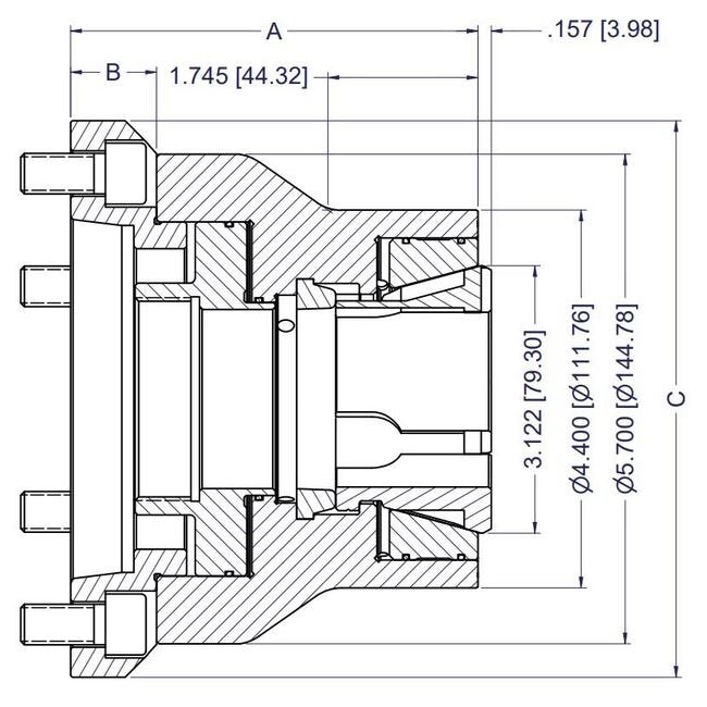CB-NX Quick Change Collet Chuck - Dead Length Design - Image 2