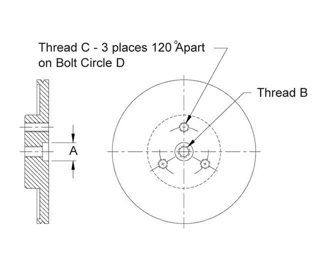 Alloy Steel Stop Plates for Chuck CB42-NK - Image 1