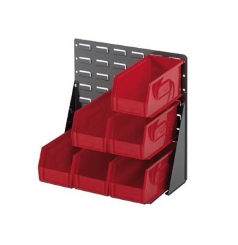 130 lb Capacity Metal Storage System - 18" Height Bench Assembly - Image 1