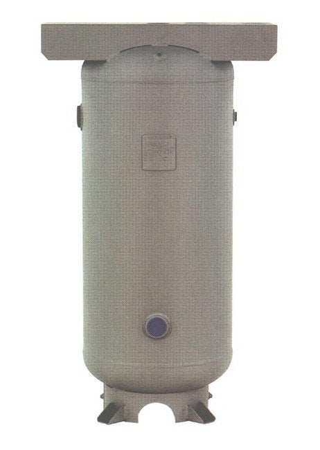 Vertical Air Receiver Tank, 80 Gallon Capacity, 200 psi MWP with Top Plate - Image 1