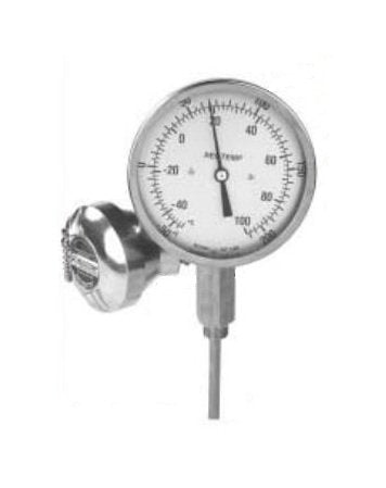 Reotemp Dual Mode Bimetal Thermometers - Stainless Steel - Image 1