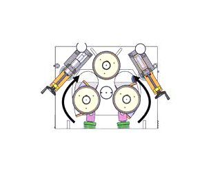RMT A-FAB 10 HP Hydraulic Angle Roll Bending Machine - Image 2