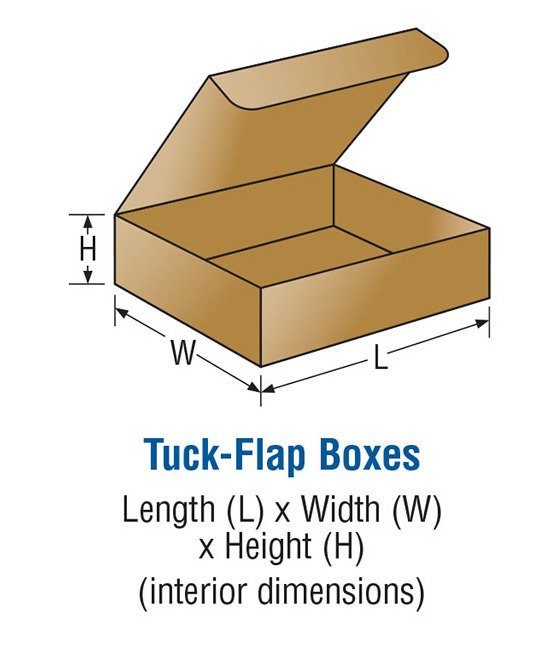 5-1/2x3-1/2 White Reverse-Tuck Box - Image 2