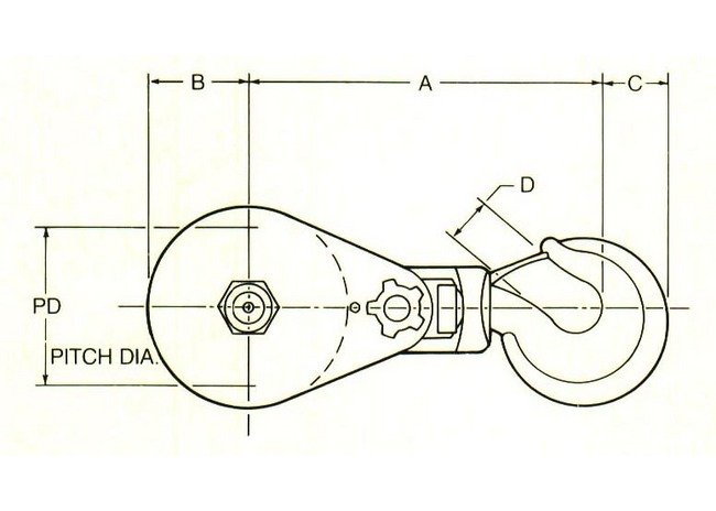 Heavy Duty Snatch Block Assemblies - 4000 lbs Capacity - Image 1