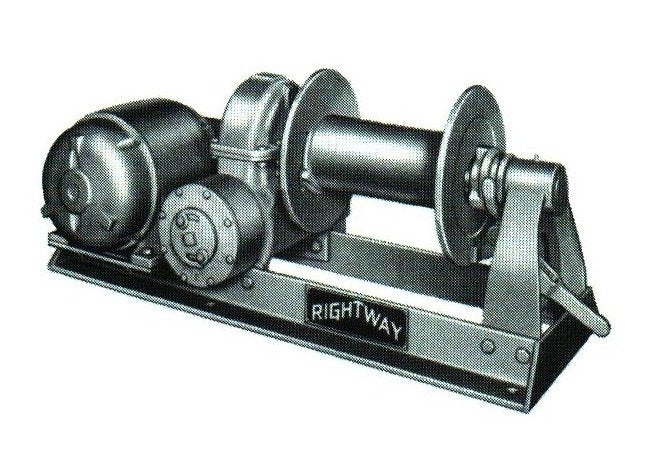 Rightway Model E2 Electric Heavy Duty Winches - Image 1