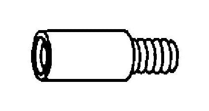 1/2" Aluminum Binder Post Extension 8-32 - Image 2