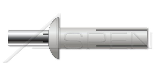 Universal Head Aluminum Body/Stainless Steel Pin Drive Pin Rivet - Image 1