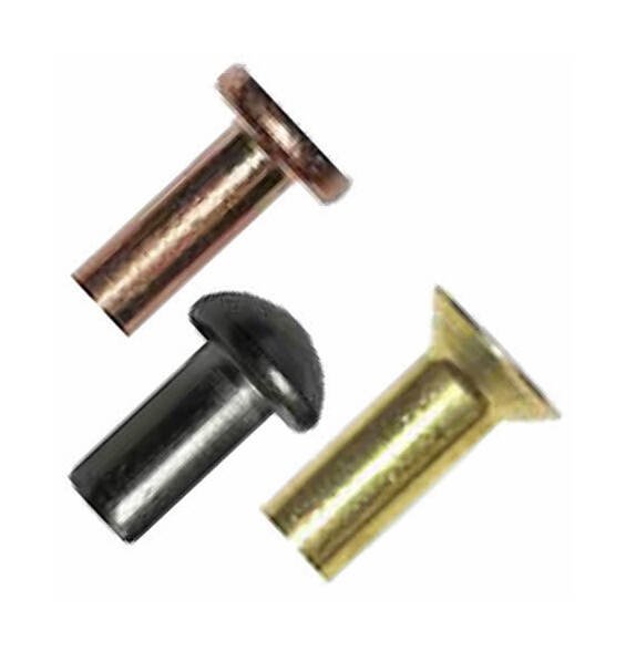 Hanson Rivet MS20470-AD8-14 Aluminum Solid Rivet - Gold Finish - Image 1