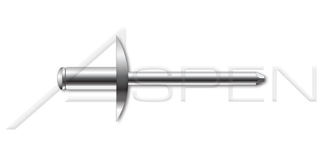 Large Flange Dome Head Stainless Steel Body/Stainless Steel Pin Blind Rivet - Image 1