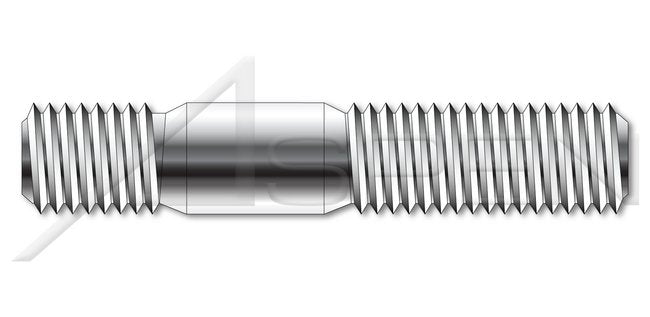 DIN 938 A2 Stainless Steel Double-Ended Stud with Plain Center - Image 1