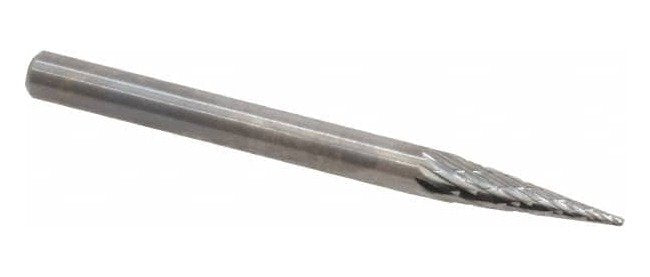 SGSPRO Carbide Cone Rotary File 1/8" Shank, 7/16" LOC - Image 1