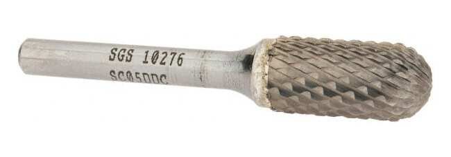 SGSPRO Carbide Cylinder Burr Rotary File - Image 1