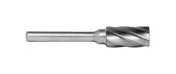 SGSPRO Carbide Rotary File - 1/4" Shank, 1" LOC Cylinder Burr - Image 1