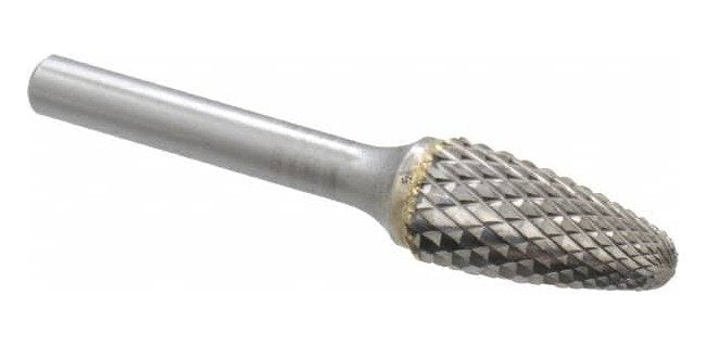 SGSPRO Carbide Rotary File with 1/4in Shank and 1in LOC-Line - Image 1