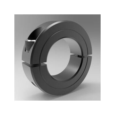 Steel Two-Piece Split Clamp-Type Shaft Collar, Low Profile, 3 in Bore - Image 1