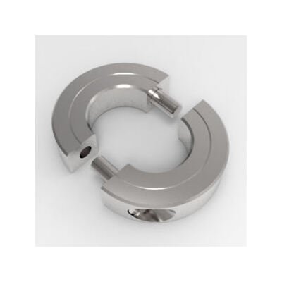 Balanced Split Clamp Shaft Collars - Stainless Steel Two-Piece Set - Image 1