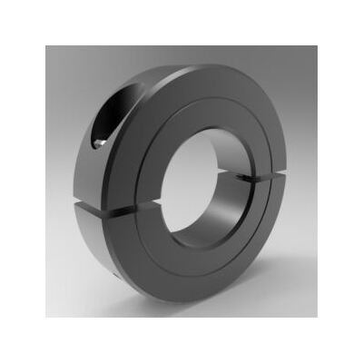 High Strength Two-Piece Split Clamp Shaft Collar, Steel, 2-5/16" Bore - Image 1