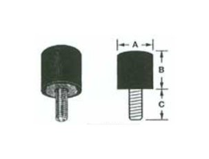 Round Urethane Bumper RDF1 - 1/4 Inch - Image 1