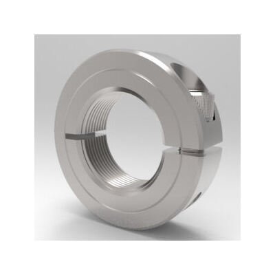Precision Threaded Shaft Collar Low Profile Stainless Steel 10-32 UNF/UNC - Image 1