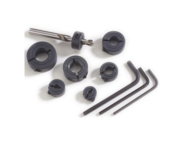 Adjustable Drill Stop Collar Kit - Clamp-Type, One-Piece Design - Image 1