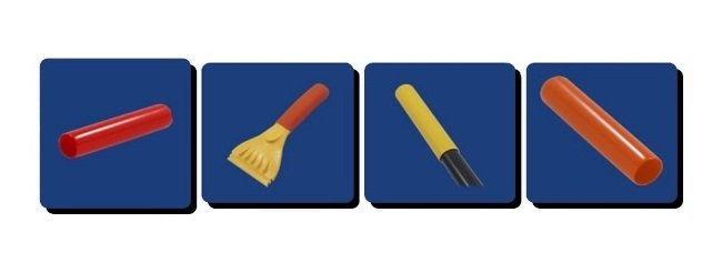 Dip Molded Round Vinyl Grip for Handles and Levers - Image 3