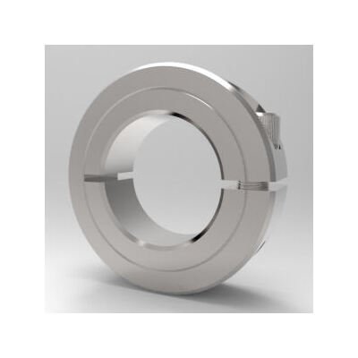 Stainless Steel Low Profile Split Shaft Collar, 3-11/16 in Bore - Image 1