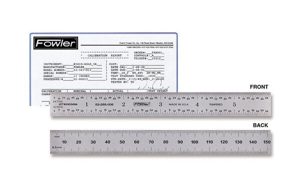 Fowler High Precision 24 Inch Rigid Certified Ruler - Image 1