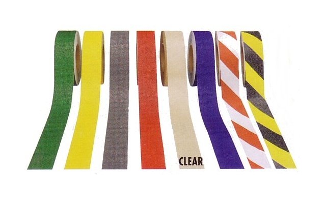 6" x 60' Anti-Slip Safety Tape - Hazard Colors & Stripes - Image 1