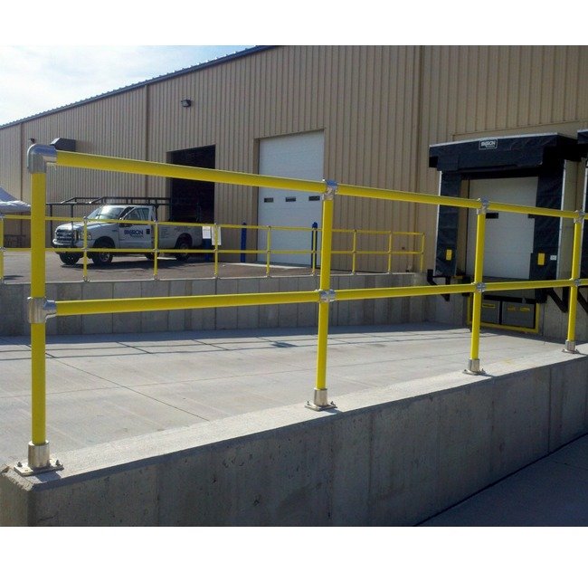 6ft Handrail with OSHA Yellow Finish - Image 1