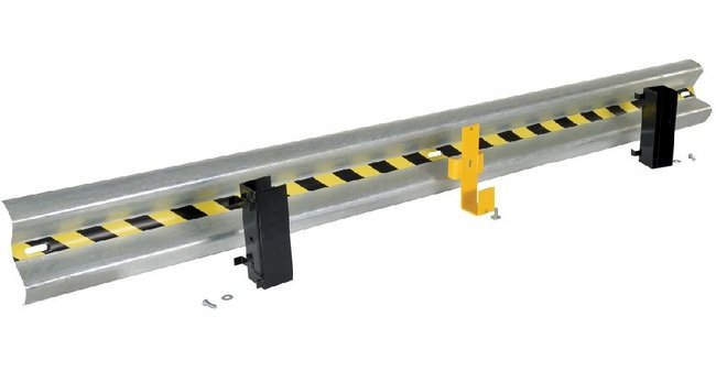 Source Equipment Co. 134-3/4 Inch Powder Coated Bolt-On Guardrail - Image 1