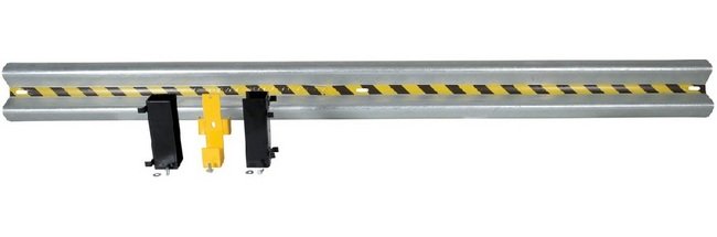 146-3/4 in Powder Coated Bolt-On Guardrail - Image 1
