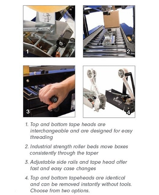 Eastey® SB-2EX Side Belt Case Taper Machine - Image 3