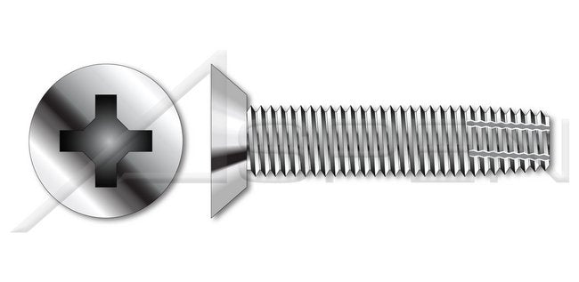 AISI 410 Stainless Steel Type "F" Flat Undercut Phillips® Drive Thread Cutting Screw - Image 1